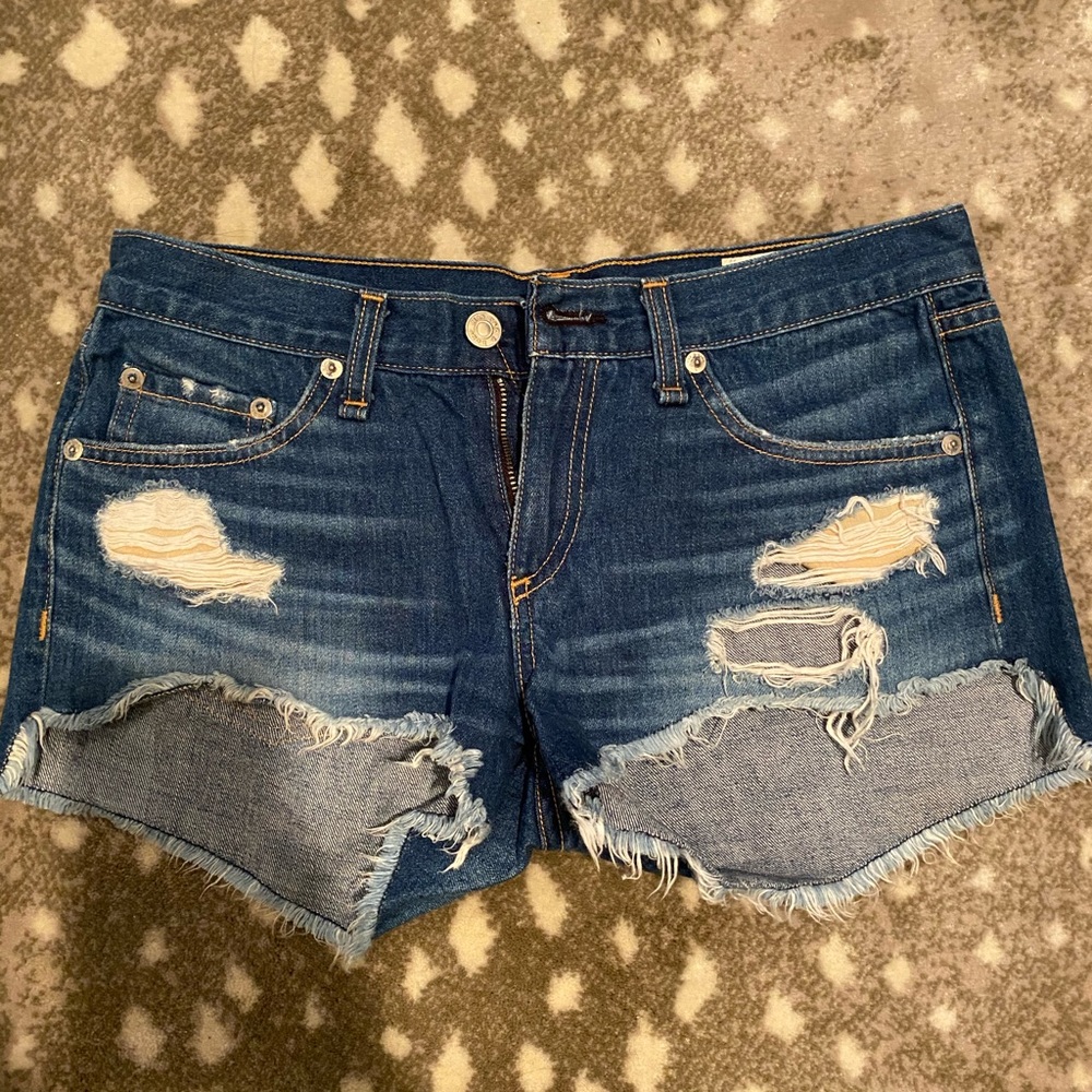Rag & Bone denim shorts/cutoffs (size 25)